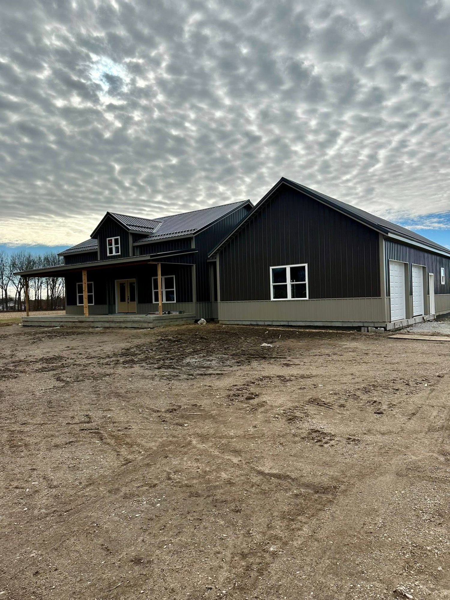 Custom home exterior